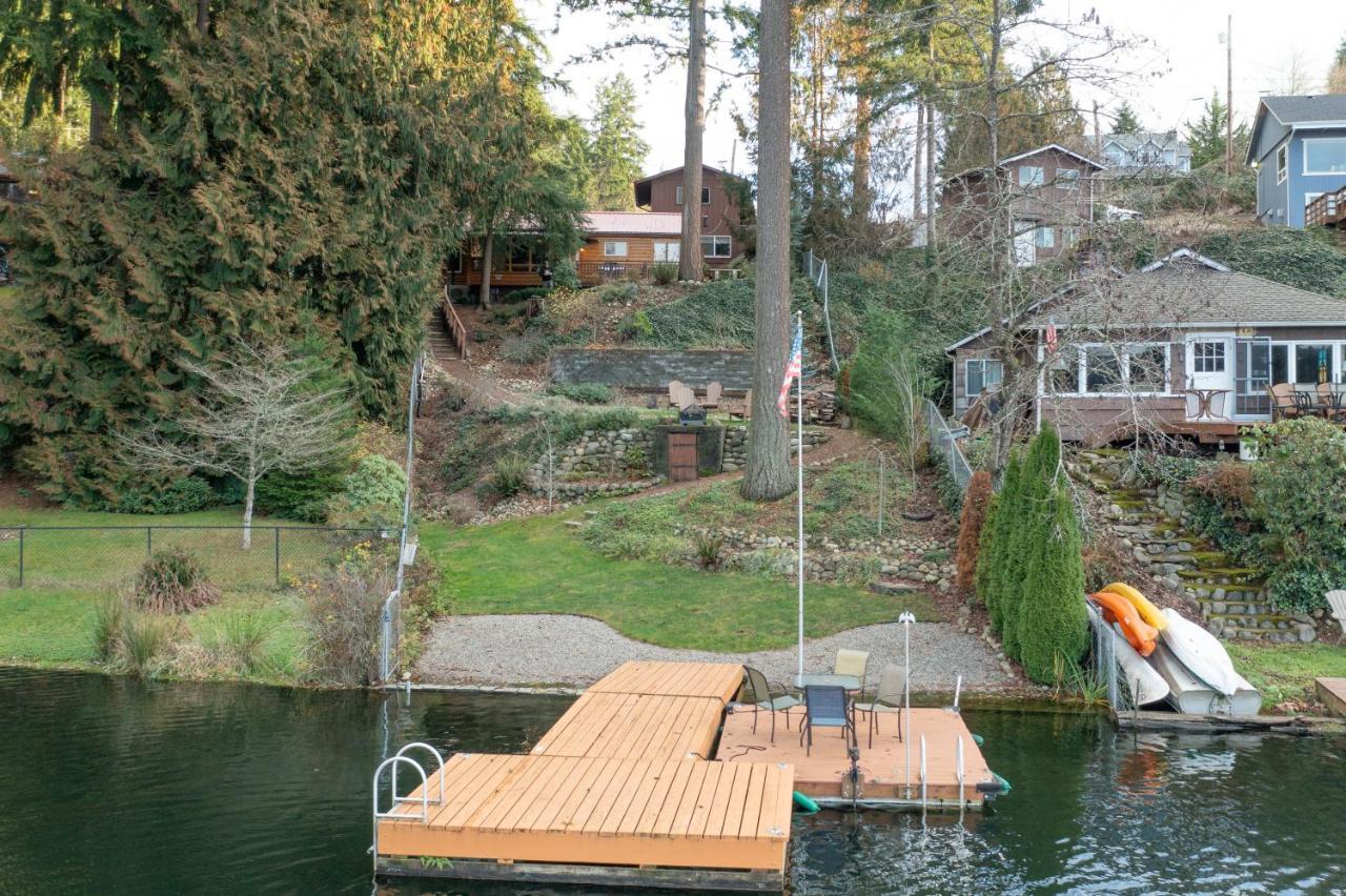 Koi Story Cabin On The Lake - Waterfront, Near Bike Trail Maple Valley Exterior photo
